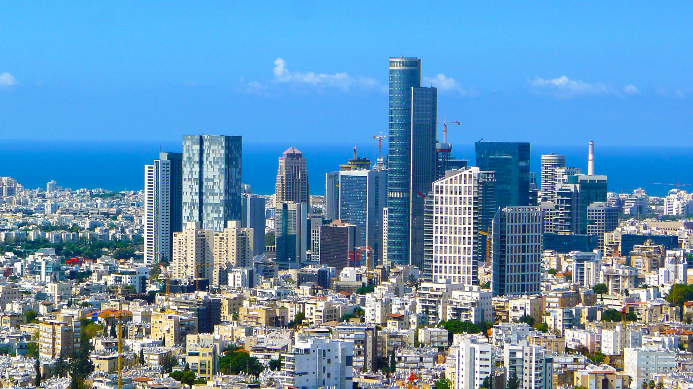 The Tel Aviv skyline